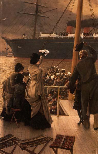 James Tissot Goodbye, on the Mersey, China oil painting art